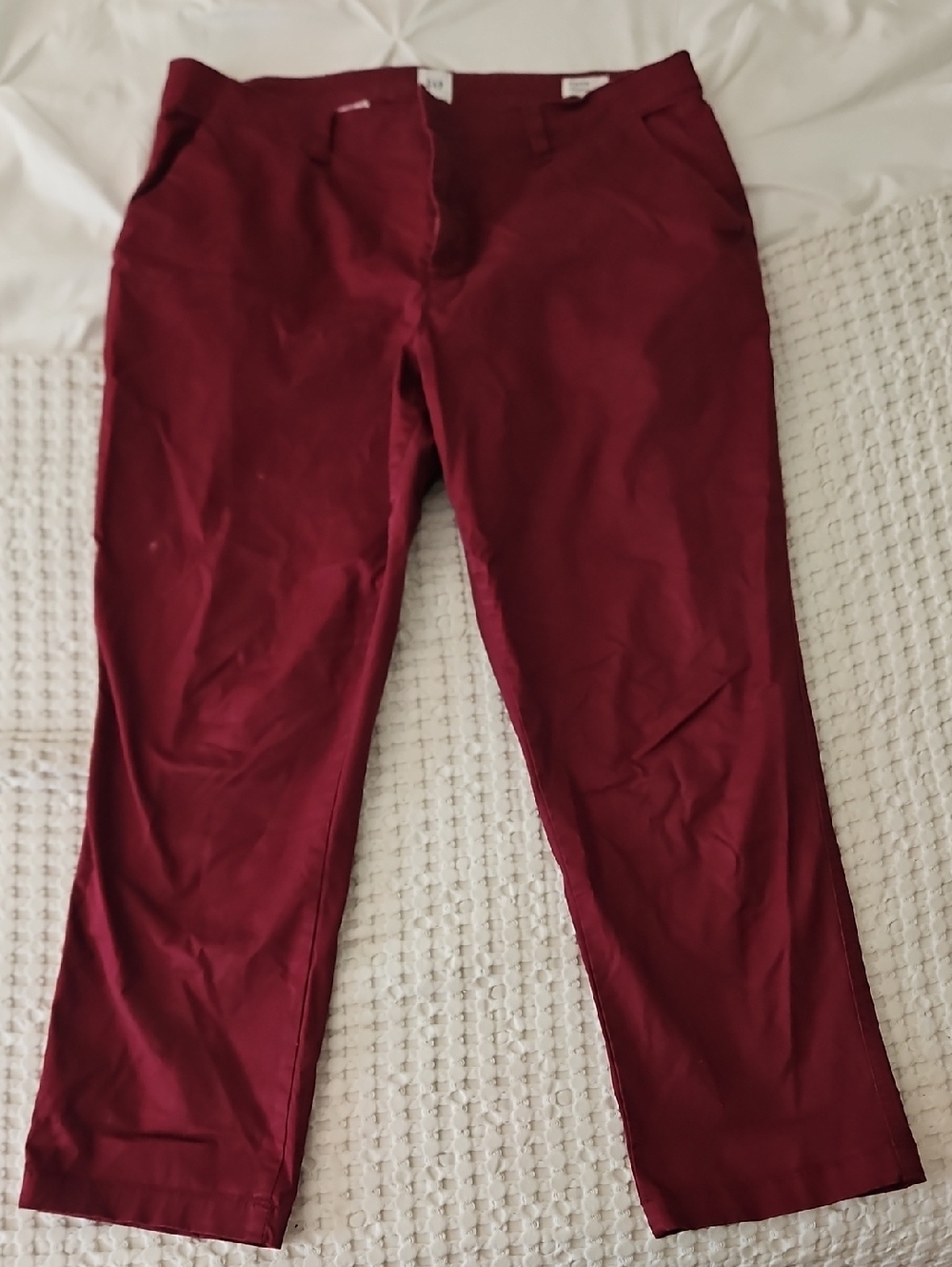 GAP Wine Straight Leg Pants